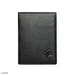 GENTLE Soft Black Leather Card Holder