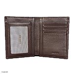 Men's Standing NAPA Cowhide Wallet, Soft Natural Grain, Brown, Large Size - Image 2