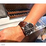 MOVADO Brown Crocodile Leather Classic Watch Band - Image 5