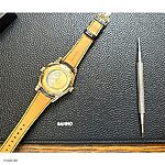 GIRARD PERREGAUX Black Classic-Style Crocodile Leather Watch Strap - Image 4