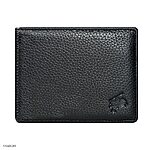 Men's Cow Leather PEBBLED 2 Wallet – Soft, Durable, Black, Large