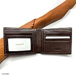 Men's Leather Wallet MIDDLE LINE Soft Natural Grain, Brown, Large Size - Image 2