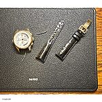 GIRARD PERREGAUX Black Classic-Style Crocodile Leather Watch Strap - Image 2