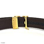 Thắt Lưng Nam Da Bò Màu Nâu Khóa Tăng Thép 35mm M210502TT014V35 - Ảnh 3