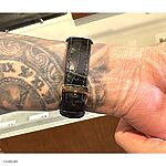 OMEGA SEAMASTER Watch Strap, Black Crocodile Leather, Classic Style - Image 5