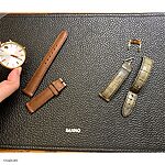 MOVADO Classic Brown Leather Watch Band - Image 3