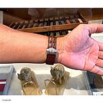 TAG HEUER CARRERA Watch Strap - Brown Crocodile Leather, Classic Style - Image 5