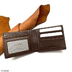 Men's Leather Wallet GENTLE - Soft, Brown, Large Size - Image 2