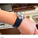VERSUS VERSACE Navy Blue Leather Watch Strap – Classic Flat Style - Image 5