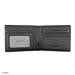 Men's GENTLE Soft Black Leather Wallet, Medium Size - Image 2