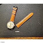TIMEX Watch Strap – Yellow Crocodile Leather, Cow Style, Classic - Image 3