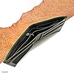 Men's Leather MILITARY Wallet in Moss Green, Compact - Image 3