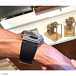 CASIO G-SHOCK Watch Strap – Black Cow Leather, Classic Flat Style - Image 5
