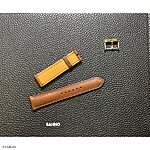 OGIVAL Classic Brown Cow Leather Watch Strap - Image 2