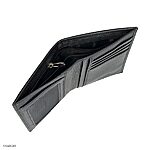GENTLE Men's Standing Leather Wallet – Soft, Black, Large Size - Image 3