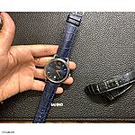 Montblanc Dark Blue Crocodile Leather Watch Strap Classic - Image 3