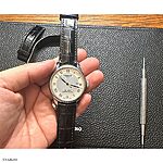 TISSOT Black Crocodile Leather Classic Watch Strap - Image 2