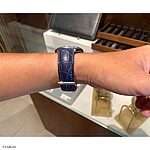 Montblanc Dark Blue Crocodile Leather Watch Strap Classic - Image 4