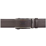 Men's Smooth Brown Leather Belt 35mm