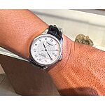 TISSOT Black Crocodile Leather Classic Watch Strap