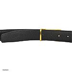 Men's 35mm Black Cow Leather Belt with Elephant Print - Image 3