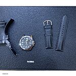 CASIO Leather Watch Strap in Black, Classic Style - Image 5