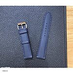 FREDERIQUE CONSTANT Classic-Style Navy Blue Leather Watch Strap - Image 2