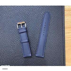 Dây Đồng Hồ FREDERIQUE CONSTANT Da Bò Màu Xanh Navy Kiểu Cổ Điển - thay day dong ho frederique constant da bo mau xanh navy kieu co dien 01 900 -