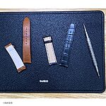 JAEGER LECOULTRE MASTER CONTROL Premium Black Crocodile Leather Classic Flat Watch Strap - Image 3