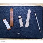 JAEGER LECOULTRE MASTER CONTROL Premium Black Crocodile Leather Classic Flat Watch Strap - Image 4