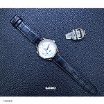 JAEGER LECOULTRE MASTER CONTROL Premium Black Crocodile Leather Classic Flat Watch Strap - Image 5