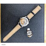 JAEGER LECOULTRE MASTER CONTROL Premium Black Crocodile Leather Classic Flat Watch Strap - Image 6