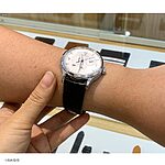 JAEGER LECOULTRE MASTER CONTROL Premium Black Crocodile Leather Classic Flat Watch Strap - Image 7