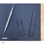LONGINES Watch Strap, Black Epsom Calf Leather, Classic Flat Style - Image 2