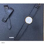 LONGINES Watch Strap, Black Epsom Calf Leather, Classic Flat Style - Image 8