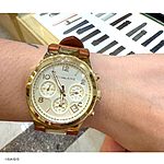 MICHAEL KORS Yellow Cow Leather Watch Band – Classic Flat Unstitched - Image 7