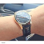 LONGINES Classic Black Crocodile Leather Watch Strap - Image 5