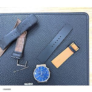 Dây Đồng Hồ SKAGEN Da Bò Màu Đen Kiểu Cổ Điển Phẳng Không May - thay day dong ho skagen da bo mau den kieu co dien phang khong may 02 900 -