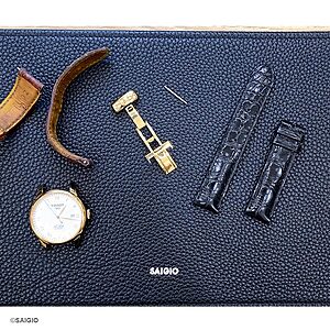 Dây Đồng Hồ TISSOT Da Cá Sấu Màu Đen Kiểu Cổ Điển - thay day dong ho tissot da ca sau mau den kieu co dien 01 900 -