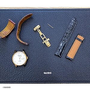 Dây Đồng Hồ TISSOT Da Cá Sấu Màu Đen Kiểu Cổ Điển - thay day dong ho tissot da ca sau mau den kieu co dien 02 900 -