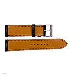 Dây Đồng Hồ Da Cá Sấu Màu Đen Kiểu Cổ Điển Size 20mm - Ảnh 2